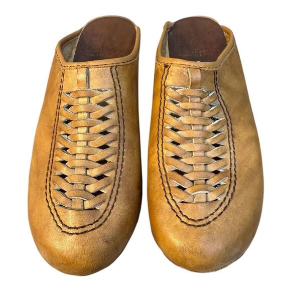 Vintage MIA Swedish Wood Clog Women size 37 US 7 - Picture 4 of 7